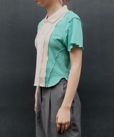 Frill line Polo shirt