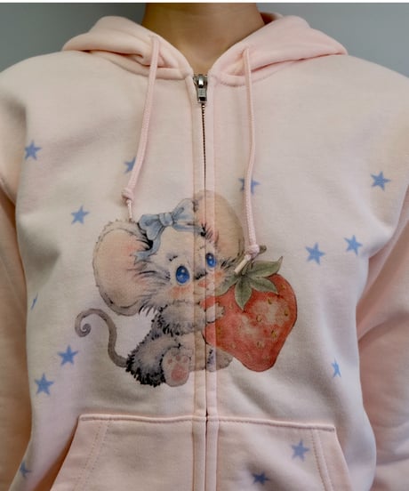Labyrins x Sugascoop Squeak1 Hoodie L.pink