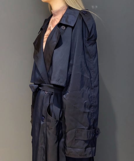 Vintage   Shiny Trench Coat