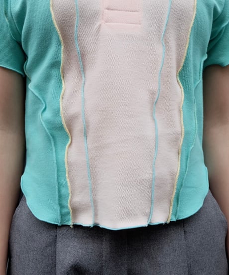 Frill line Polo shirt