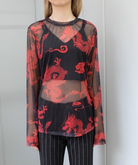 Vintage   see-through Tops