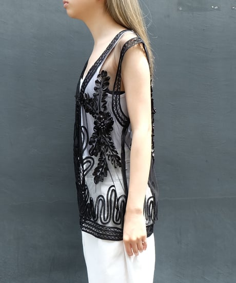 Vintage   See-through Vest