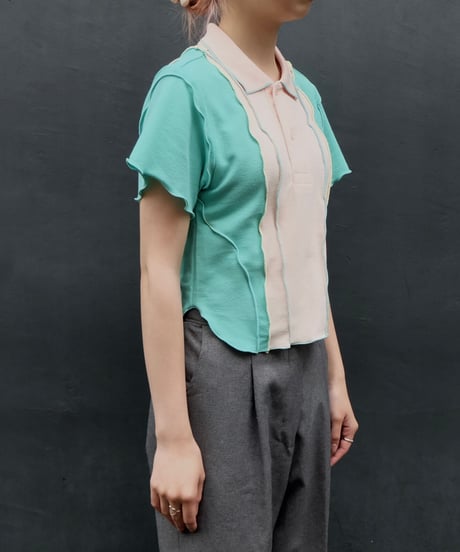 Frill line Polo shirt