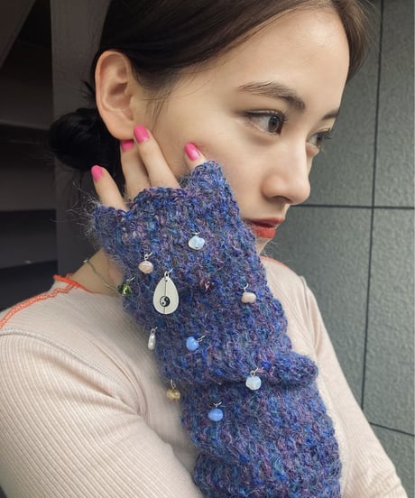 Labyrins Mohair Knit Glove 1