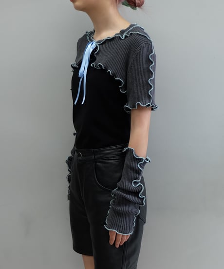 Remake Frill line Arm Tops