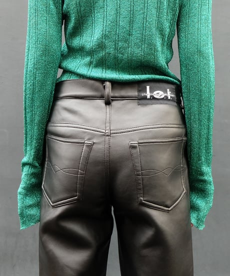 Vintage   Fake Leather Frea Pamts