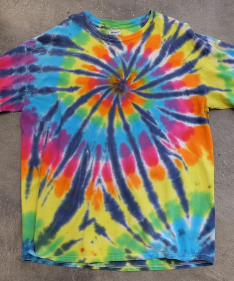 Vintage   Tie-dye Long T-shirt