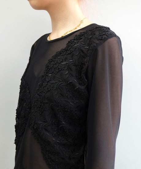 Vintage   See-through Tops