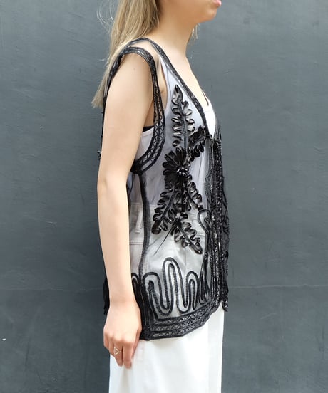 Vintage   See-through Vest