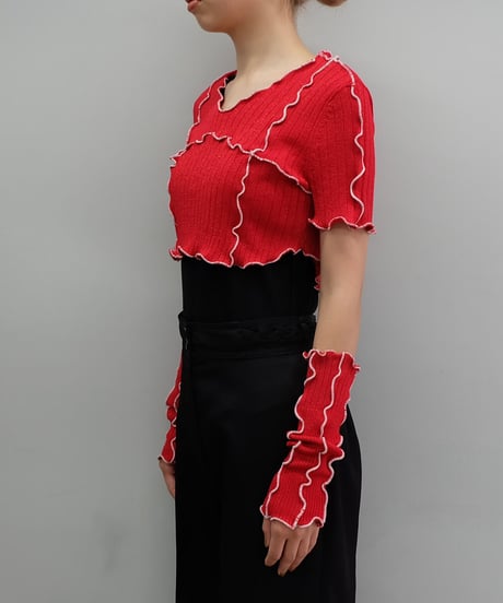 Remake Frill line Arm Tops