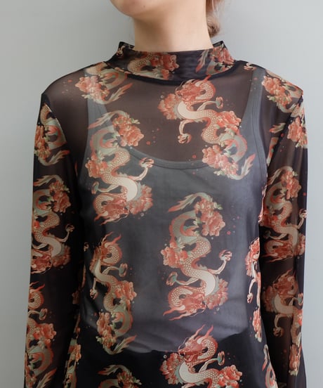 Vintage   See-through Tops