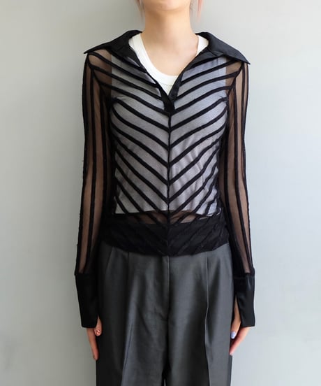 Vintage   See-through Tops