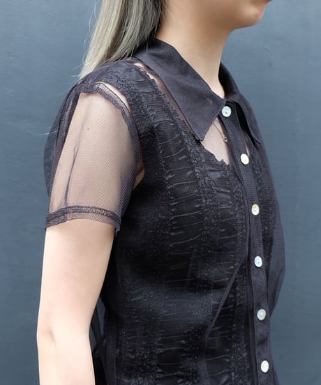 Vintage   See-through Shirt