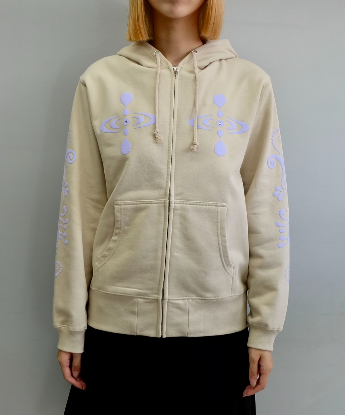 【完売品】labyrins shury botanical hoodie Labyrins Botanical Hoodie Beige | Shury