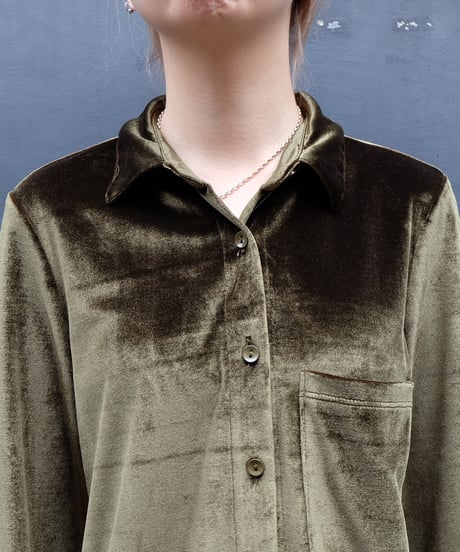 Vintage   Velours Shirt