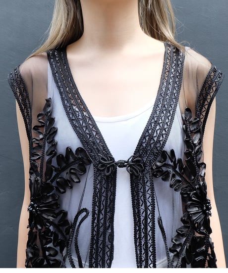 Vintage   See-through Vest