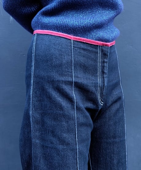 Vintage   Denim Wide Pants