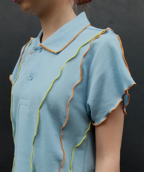 Frill line Poloshirt