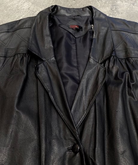 Vintage   Leather Long Coat