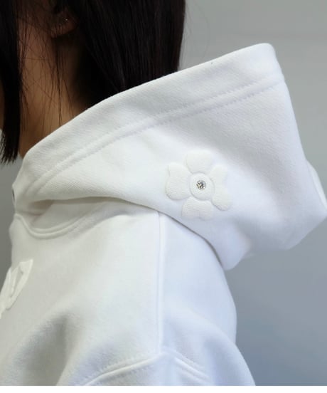 Labyrins   Bambi Hoodie White