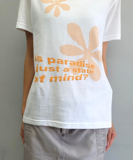 Labyrins   Dot Flower Tshirt   White