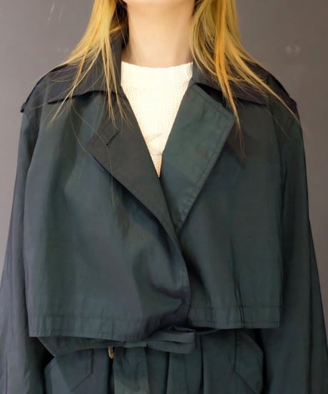 Vintage   Shiny Trench Coat