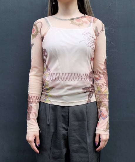 Vintage   See-through Tops