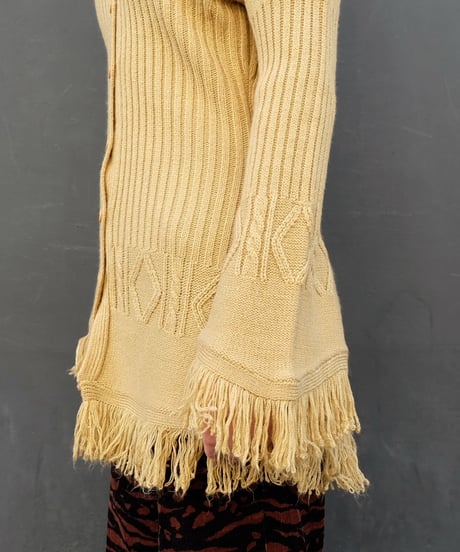 Vintage   Fringe Cardigan
