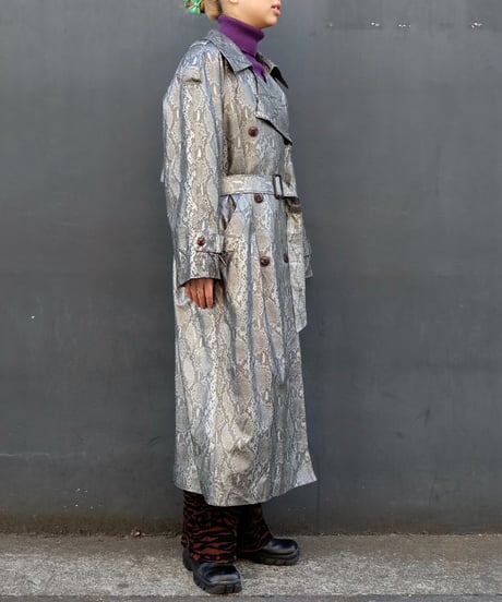 Vintage   Python Trench Coat