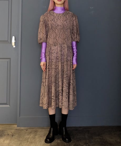 Vintage   Python Pleats Onepice