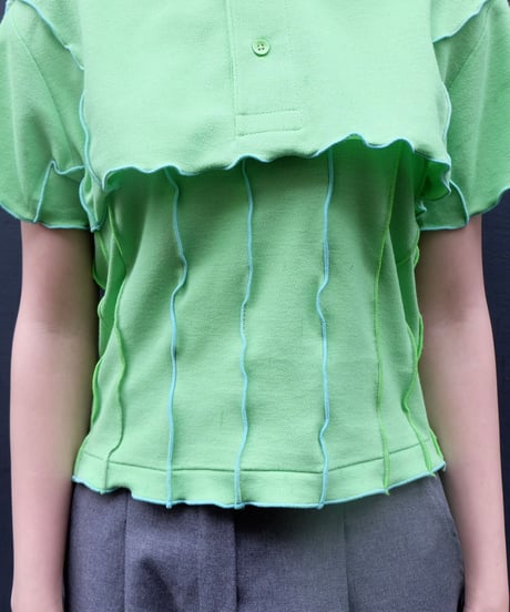 Frill line 2Peace Poloshirt