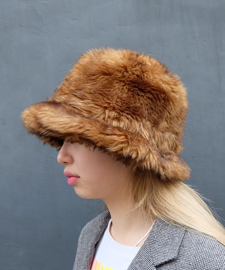 Vintage   Fake Fur Hat 1