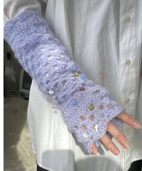 Labyrins Mohair Knit Glove
