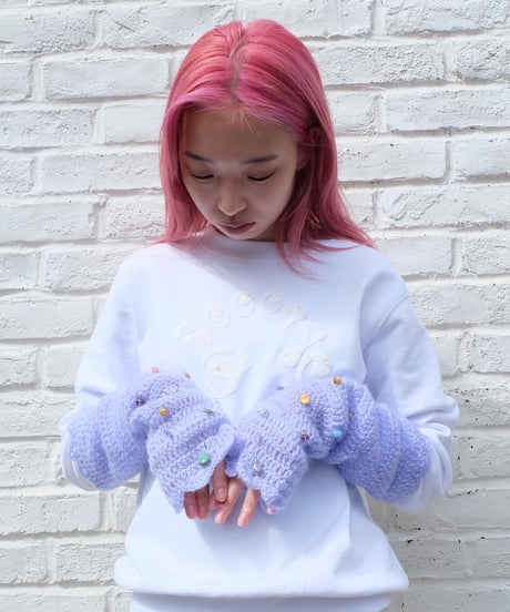 Labyrins Mohair Knit Glove 7