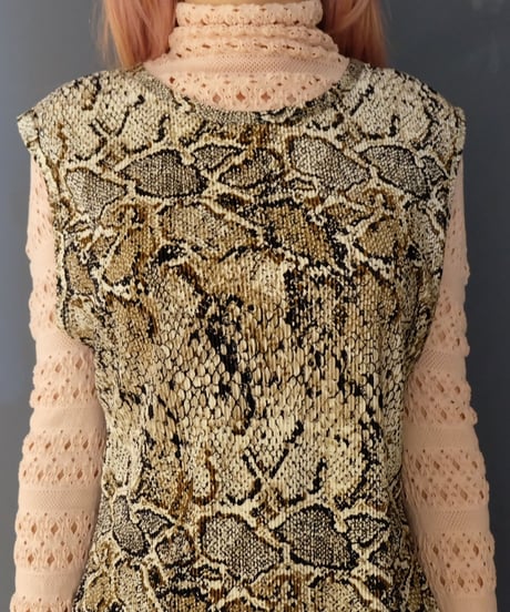Vintage   Python Pleats Tops