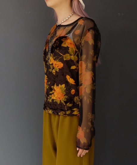 Vintage   See-through Tops