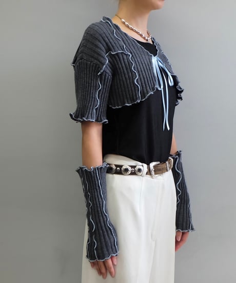 Remake Frill line Arm Tops