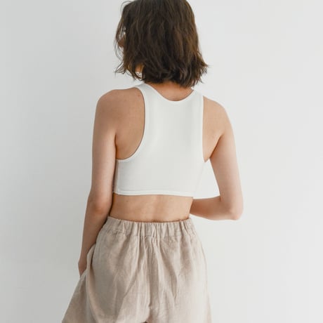 hazelle tank croptop light blue