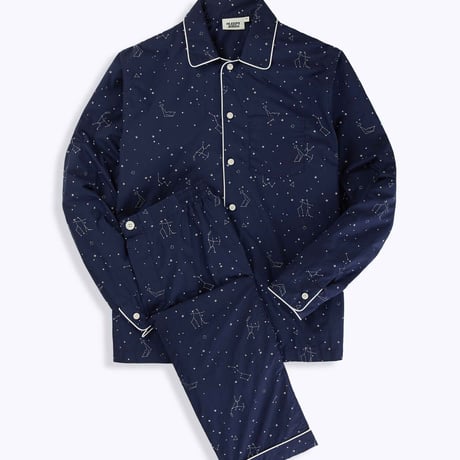 SLEEPY JONES / HENRY PAJAMA SET Navy Constellation