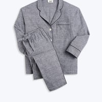 SLEEPY JONES / MARINA PAJAMA SET Glenn Plaid Flannel