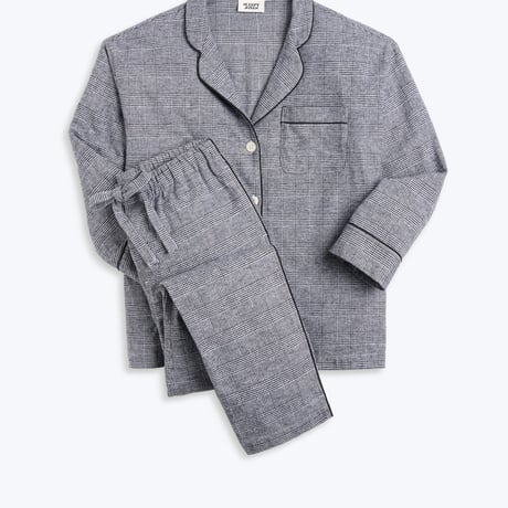 SLEEPY JONES / MARINA PAJAMA SET Glenn Plaid Flannel