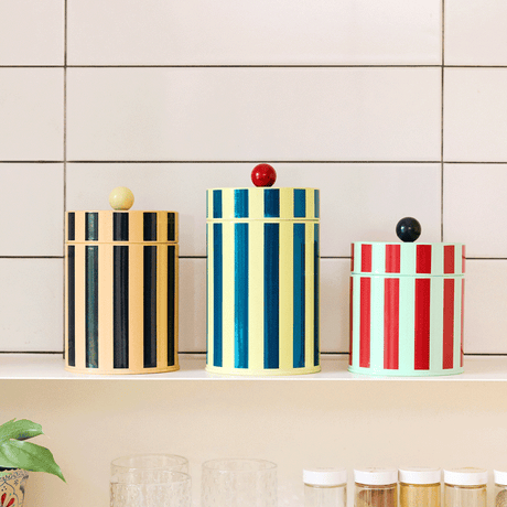 Dusen Dusen Stripe Canister Small