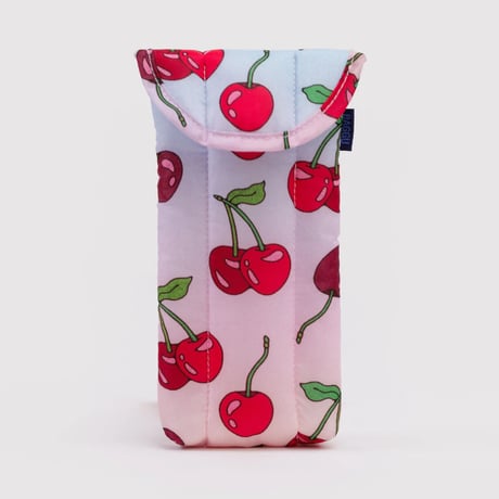 BAGGU / Puffy Glasses Sleeve Cherries