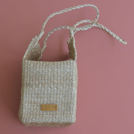 ANCAN // Tiwi Box Purse Natural