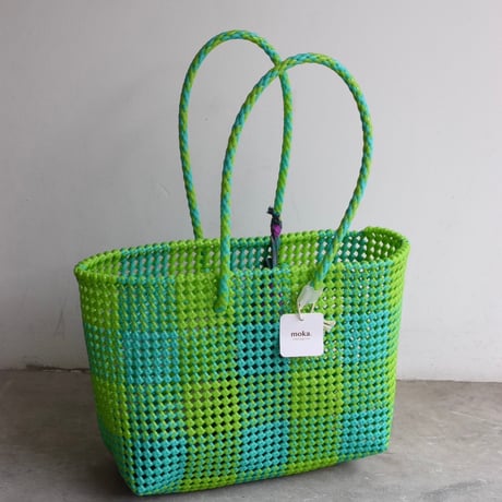 MOKA SCOUBIDOU BAG LARGE GREEN