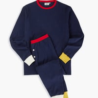 SLEEPY JONES / Keith Lounge Set Midnight Navy Colorblock