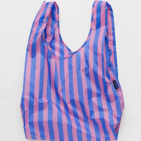BAGGU / Standard Baggu Blue Pink Awning Stripe