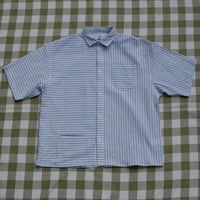 DEVELOPMENT BY NOROLL ストライプTシャツ DEVELOPMENT BY NOROLL NORMAL SHIRT/MULTI VIOLET