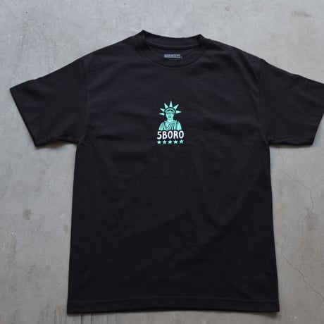 5BORO / 5B LIBERTY T-SHIRTS BLACK