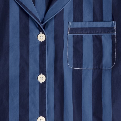 SLEEPY JONES / MARINA PAJAMA SET Blue Cabana Stripe